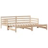 vidaXL Daybed with Trundle and Drawers without Mattress 90x190 cm Single