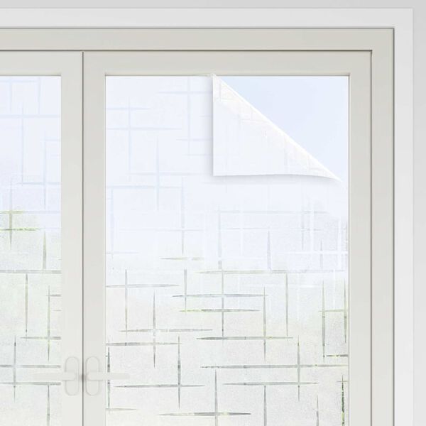 vidaXL Window Film Frosted Star Pattern 45x500 cm PVC