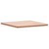 vidaXL Table Top 50x50x2.5 cm Square Solid Wood Beech