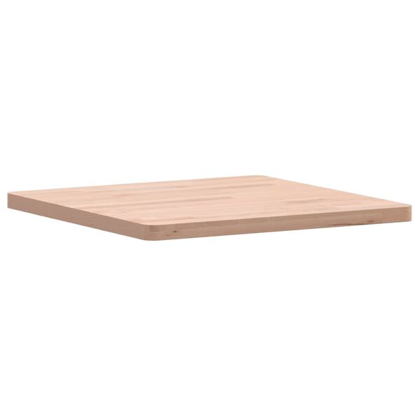 vidaXL Table Top 50x50x2.5 cm Square Solid Wood Beech