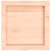 vidaXL Bathroom Countertop 40x40x(2-6) cm Untreated Solid Wood