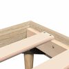 vidaXL Bed Frame without Mattress Sonoma Oak 75x190 cm Small Single Engineered Wood