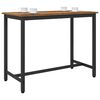 vidaXL Table Old Wood 100 x 50 x 76.5 cm Engineered Wood and Steel