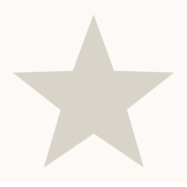 Noordwand Wallpaper Friends & Coffee Big Stars White and Metallic