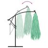 vidaXL Garden Parasol with Steel Pole Green 269x269x235 cm