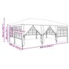 vidaXL Party Tent Green 600 x 400 x 266 cm Polyethylene