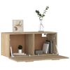 vidaXL Wall Cabinet Sonoma Oak 80x35x36.5 cm Engineered Wood