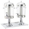 vidaXL Double Juice Dispenser Stainless Steel 2 x 8 L