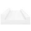 vidaXL Picture Frame Ledge Shelves 2 pcs White 60x9x3 cm MDF