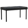 vidaXL Table Cover Plain Black 122 x 72 x 15 cm Fabric