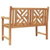 vidaXL Bench Brown 150 x 60 x 90 cm Solid Teak Wood