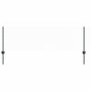 vidaXL Hexagonal Fence with Post 25 x 0.6 m PVC-Coated Steel Green