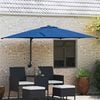 vidaXL Garden Parasol Azurblau 248.5 x 247.5 x 160 cm