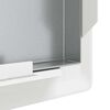 vidaXL Access Panel 2 pcs White 20 x 20 cm Steel