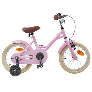 vidaXL Kids Bike 12 Inches for 2-4 Years Old Light Pink