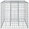 vidaXL Gabion Raised Bed Silver 100 x 60 x 55 cm Galvanised Steel