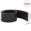 vidaXL Rubber Edge for Snow Plow Black 120x8x1 cm