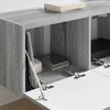 vidaXL TV Wall Cabinet Grey Sonoma 78.5 x 31 x 29.5 cm Engineered Wood