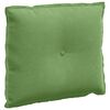 vidaXL Back Pillow Light Green 60 x 50 cm Corduroy Fabric