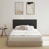 vidaXL Bed Headboard Black Oak 160 x 1.5 x 80.5 cm Engineered Wood