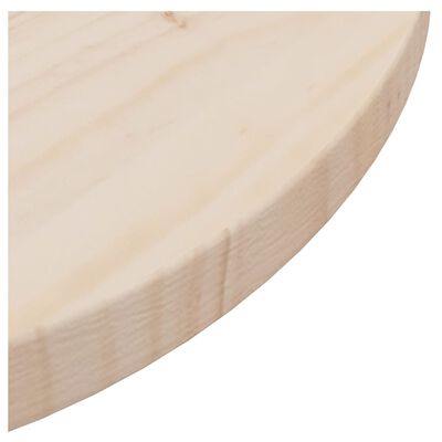 vidaXL Table Top Ø80x2.5 cm Solid Wood Pine