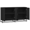 vidaXL Sideboard Black 134x35x76 cm Engineered Wood
