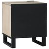 vidaXL Bedside Cabinet 2 pcs White and Black 40 x 33 x 46 cm