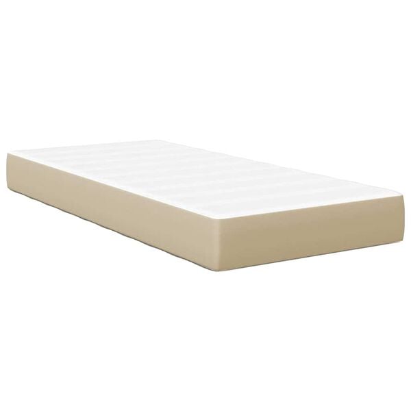 vidaXL Bed Mattress with Mattress Sage 90 x 190 cm Fabric