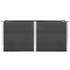 vidaXL Garden Raised Bed 200x50x91 cm WPC Grey