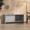 vidaXL TV Cabinet Grey Sonoma 90x35x40 cm Engineered Wood