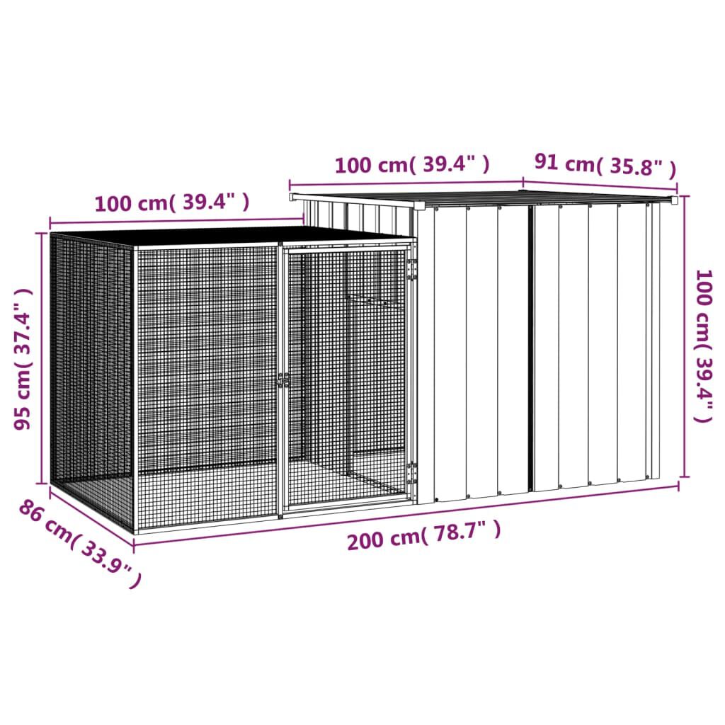 Steel rabbit cage discount