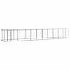 vidaXL Outdoor Dog Kennel Steel 26,62 m&sup2;