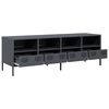 vidaXL TV Cabinet Anthracite 135x39x43.5 cm Cold-rolled Steel