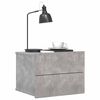 vidaXL Bedside Cabinets 2 pcs Concrete Grey 40x30x30 cm Engineered Wood