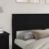vidaXL Headboard Black Oak 200 cm Engineered wood