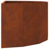 vidaXL Planter Rusty 90 x 45 x 35 cm Weathering Steel