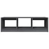 vidaXL Coffee Table Grey 110x50x34 cm Solid Pinewood