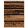 vidaXL Corner Chest of Drawers Old Wood 60x41x76 cm Engineered Wood