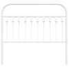 vidaXL Metal Replace Headboard White 107 cm