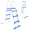 vidaXL Above-Ground Pool Safety Ladder with 3 Steps 107 cm