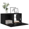 vidaXL TV Cabinet Set Black 60 x 30 x 30 cm Engineered Wood