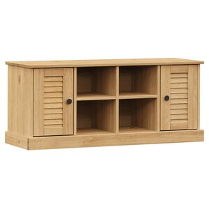 vidaXL Shoe Bench VIGO 106x35x45 cm Solid Wood Pine