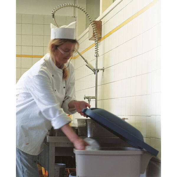 Rubbermaid Container with Lid 100 L Blue and Beige