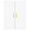 vidaXL Highboard White 69.5x34x180 cm Engineered Wood
