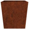 vidaXL Garden Planters 2 pcs 50x50x50 cm Weathering Steel