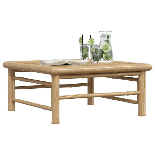vidaXL Garden Table 65x65x30 cm Bamboo