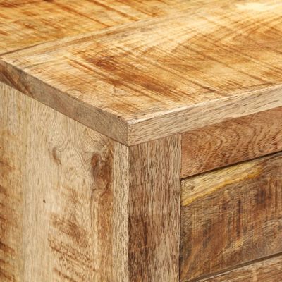 vidaXL Sideboard 80x30x65 cm Solid Rough Wood Mango