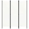 vidaXL 3-Panel Room Divider White 150x180 cm