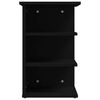 vidaXL Side Cabinet Black 35x35x55 cm Engineered Wood