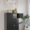 vidaXL File Cabinet Black 90x40x40 cm Steel